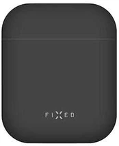 FIXED Silky dėklas skirtas Apple Airpods, juodos spalvos
