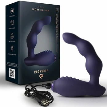 ROCKS-OFF Nova Dominion 16-Function Blue Intimate Wellness Device