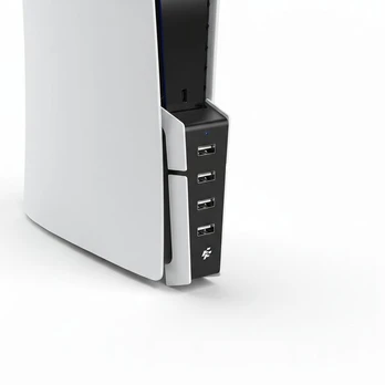 USB šakotuvas naujam PS5 SLIM modeliui Flashfire P704 PlayStation 5