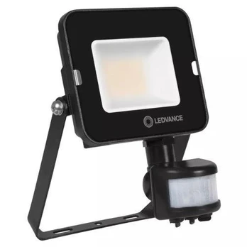 Ledvance 20W LED prožektorius su judesio davikliu, 4000K, IP65, juodas
