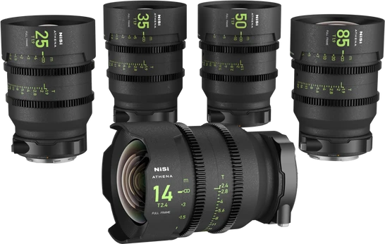 NiSi Cine Lens Set Athena Prime E-Mount
