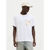 Jack & Jones Marškinėliai Split 12272995 Balta Regular Fit