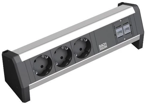 Bachmann 3 gniazdowa, 2x RJ45 (339.1004)