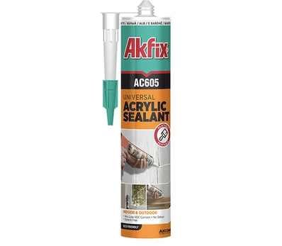 Akrilinis hermetikas AKFIX AC605, 310ml