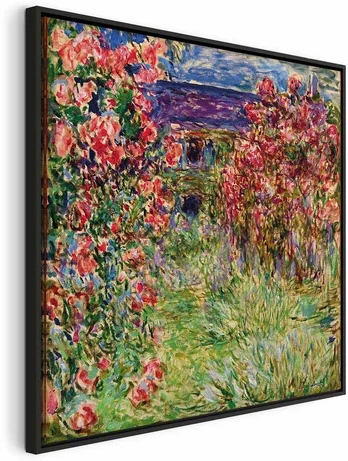 Artgeist Paveikslas - Claude Monet – La maison dans les roses