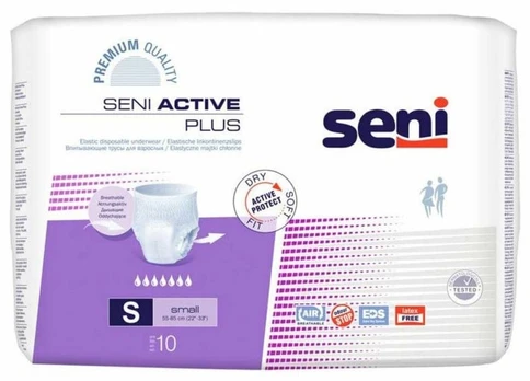 Sauskelnės Seni Active Plus, Small, 10 vnt.