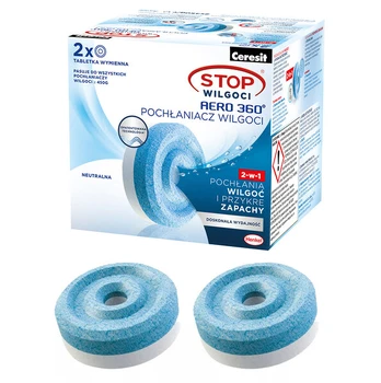 2x "Ceresit" absorbento tabletės 450 g neutralios, 2x