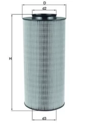 Oro filtras KNECHT LX 918 kaina