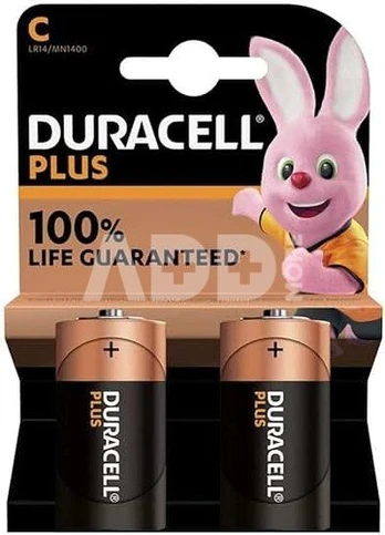 Duracell Batterie Plus NEW -C (MN1400/LR14) Baby 2St.