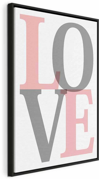 Artgeist Paveikslas - Pilkas Love (1 Part) Vertical