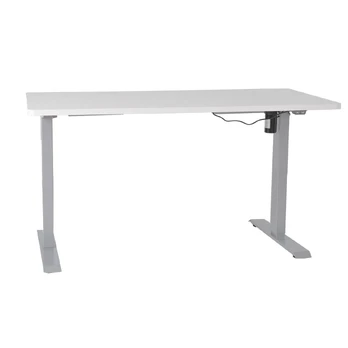 Stalas Home4you Ergo-1 10501, baltas/pilkas