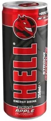 Enerģijas dzēriens HELL Apple, 250 ml (DEP)