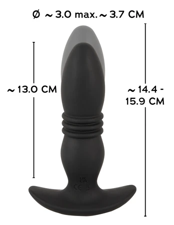 Anos Thrusting Plug Vibruojantis analinis dildo
