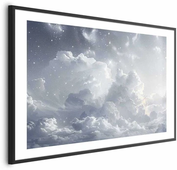 Artgeist Plakatas - Astral Calm: Stars Scattered Over Delicate Clouds