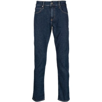 Aptempti džinsai vyrams, Mėlyna, Slim fit dark blue
