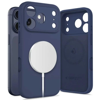 Mėlynas dėklas Apple iPhone 17 Pro telefonui "Tech-Protect Silicone Magsafe"