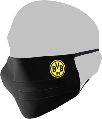 Bvb Medvilninė Kaukė Juoda (3 vnt.)