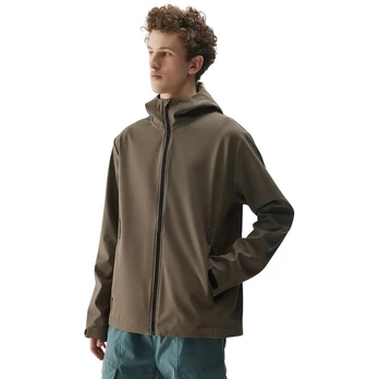 Vyriška softshell striukė 4F M324 ruda 4FWSS25TSOFM324 81S