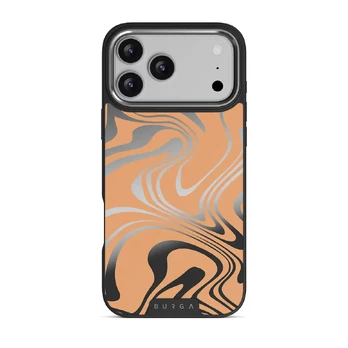 High Vibrations - Color Swirl iPhone 17 Pro Max Case, Elite Mirror Dark (MagSafe) / Silver