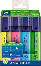STAEDTLER Textmarker Textsurfer classic 4er-Set sort. retail