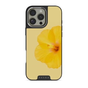 Hibiscus - iPhone 16 Pro Case, Elite Dark (MagSafe) / Silver