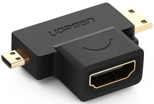 Adapteris Ugreen 20144 HDMI, HDMI Mini, juoda sp.