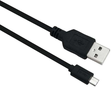 helos Anschlusskabel, USB 2.0 A Stecker/Micro-B Stecker, 3,0m, juodas