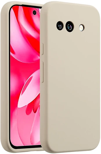 Accezz skysto silikono dėklas, skirtas Google Pixel 9A – Stone