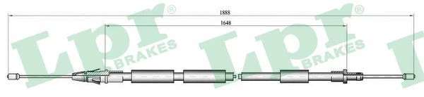 Trosas, stovėjimo stabdys LPR C0106B