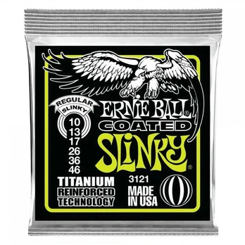Ernie Ball Regular Slinky Coated Titanium RPS 10-46