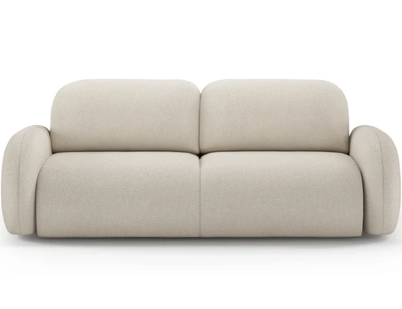 Avuela Sofa Bed with Storage, Beige Velvet, Modern, Beige