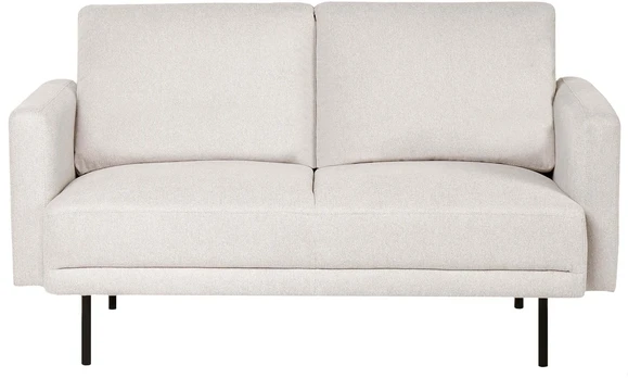 Beliani 2 vietų sofa BREDA šviesiai smėlio spalvos