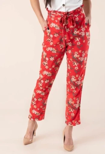 Vero Moda moteriškos raudonos vasarinės kelnės, M dydis, M