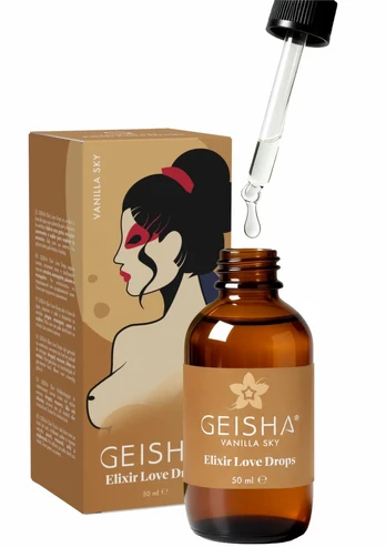 Elixir Love Drops 50 ml Warming Sensation Intimate Massage by Geisha