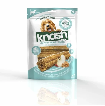 Knash - Woofa Loofa - Apple/Peanut Butter - 7 pcs - Medium-Sized Dogs