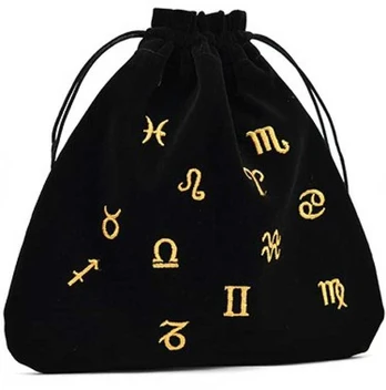 Astrological velvetinis maišelis kortoms