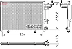 Kondensatorius, oro kondicionierius DENSO DCN10059