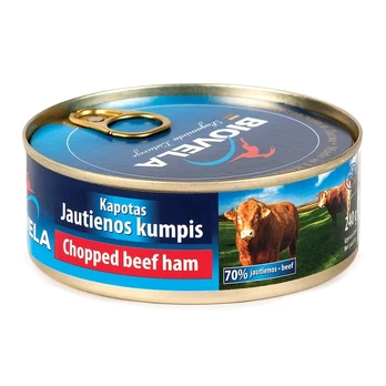 Kapotas jautienos kumpis BIOVELA, 240 g
