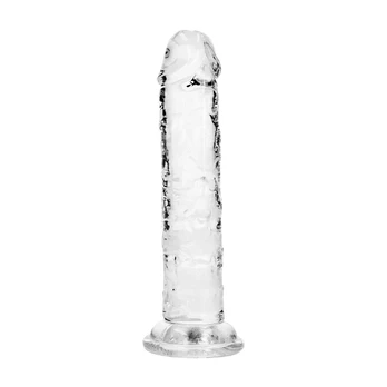 REALROCK Crystal Clear 5" Intimate Model with Suction Cup Transparent