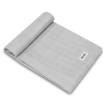 Pledas Lionelo Bamboo, 120 cm x 120 cm, pilka