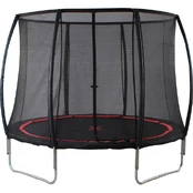 Trampoline with Safety Net Black Spider kaina