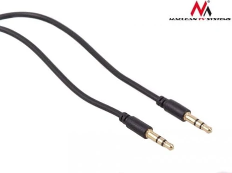 MACLEAN MCTV-815 Maclean MCTV-815 Cable 3.5mm jack to jack 1.5m juodas