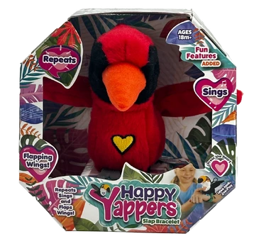 HAPPY YAPPERS interaktyvus pliušinis paukštis Kardinolas, 9381