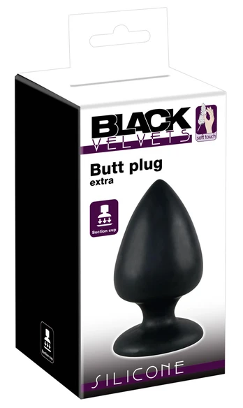 Black Velvets Butt Plug Large Analinis kaištis