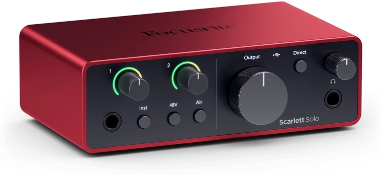 Garso plokštė Focusrite Scarlett Solo 4th Gen
