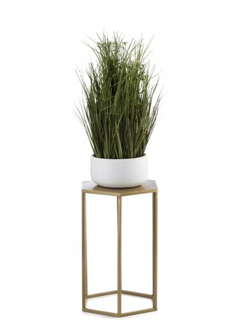 Gėlių stovas auksinis 40 cm