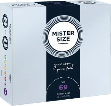Prezervatyvai Mister Size, 69 mm, 36 vnt.