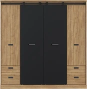 Spinta Forte KZMS944-M328, ruda/juoda, 203.2 cm x 61 cm x 208.4 cm