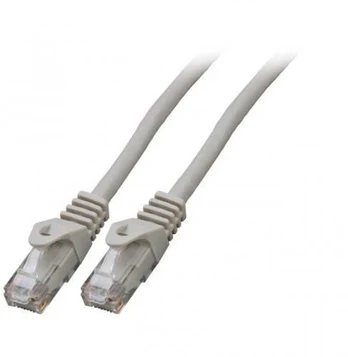 Mercodan Patch kabelis CAT6 UTP, pilkas, 0,5 m, be halogenų, 2x4xAWG24