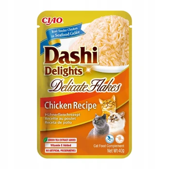 INABA Cat Dashi Delights Delicate Flakes Vištiena 40g